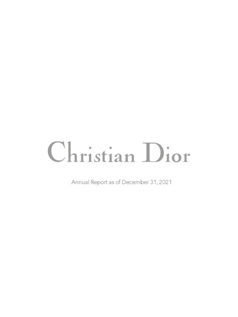 dior company profile 2017|christian Dior annual report.